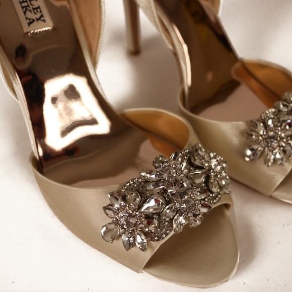Badgley Mischka Giana d'Orsay peep-toe - Picture 4 of 7